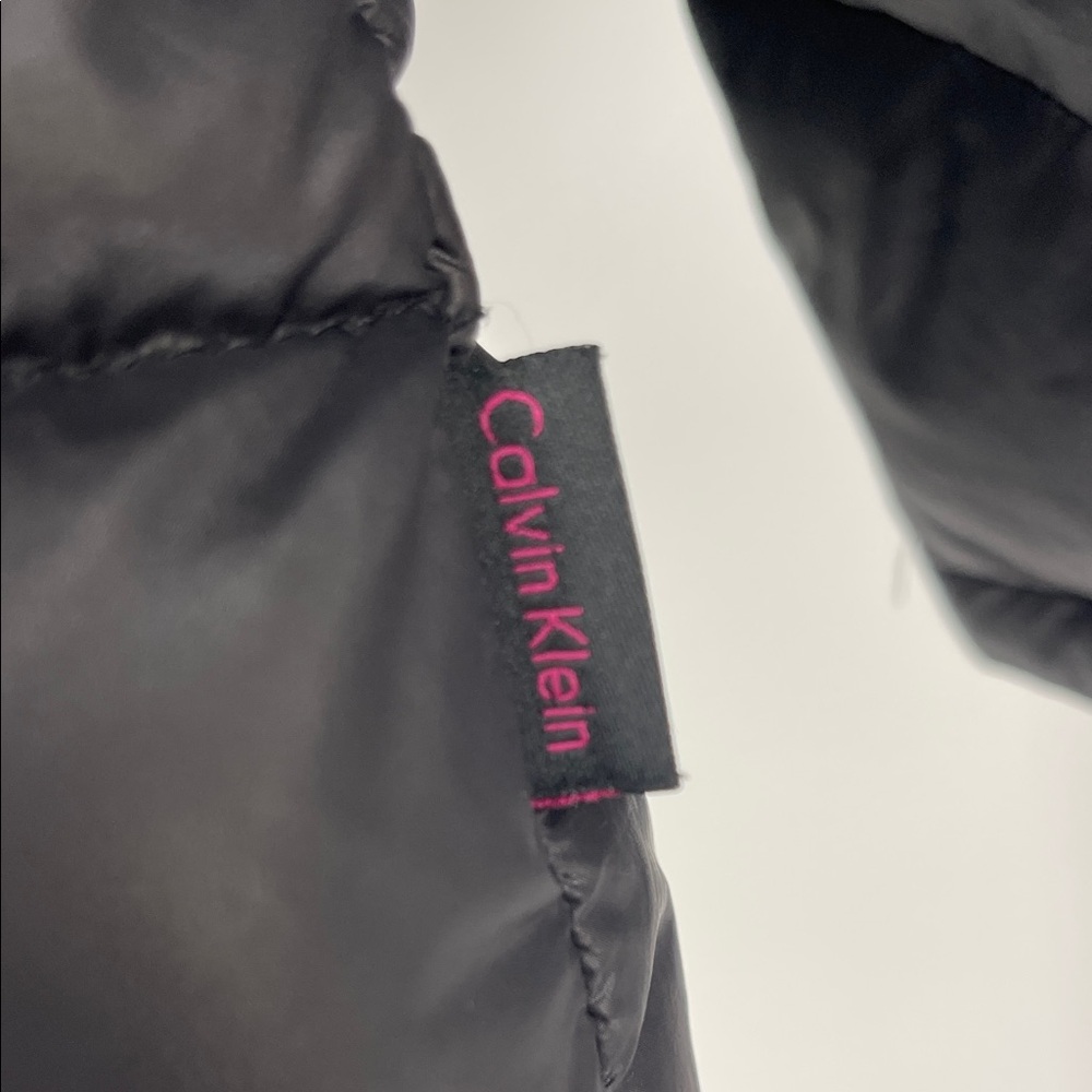 Calvin Klein Women's XXL Premium Duck Down Coat Black Puffer Classic Jacket - Picture 9 of 14